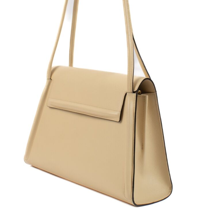 ◆VALLUAT◆ Dellua bagWhite Beige 4-15 Delvaux Beige Jumping Arpege Bag ○ Labellov ○ Buy and Sell