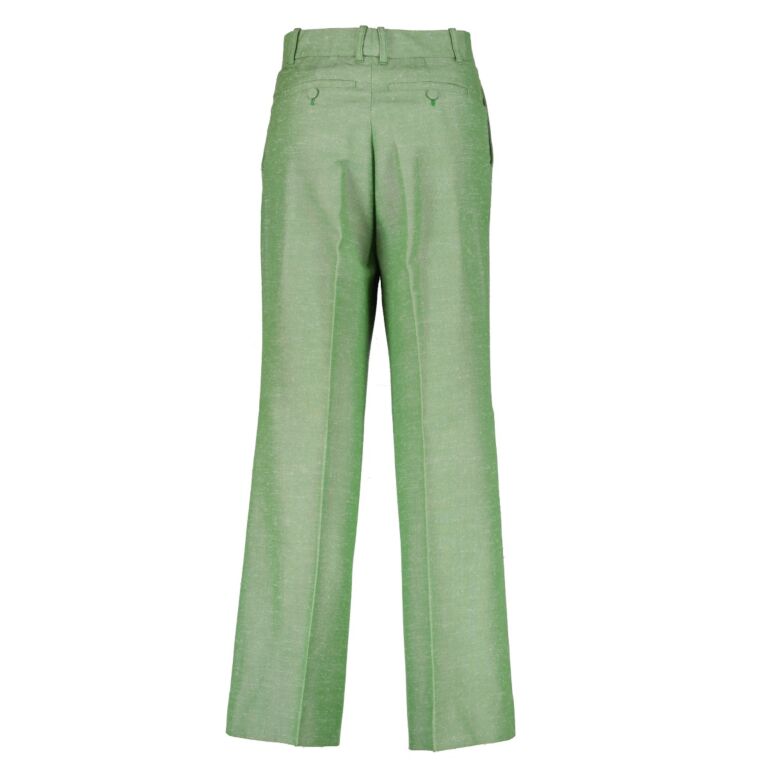 Gucci Green Orgasmique Trousers - Size 40 ○ Labellov ○ Buy
