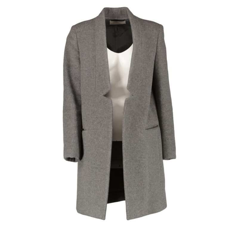 Stella mccartney grey coat new arrivals