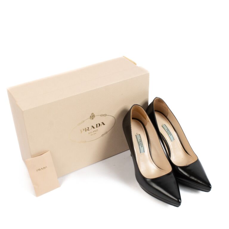 Prada Black Heels - size 36 1/2 ○ Labellov ○ Buy and Sell