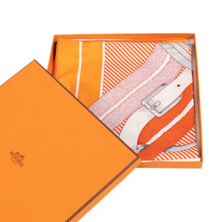 Superb Vintage 1986 French Hermés 90cm Silk Twill Scarf