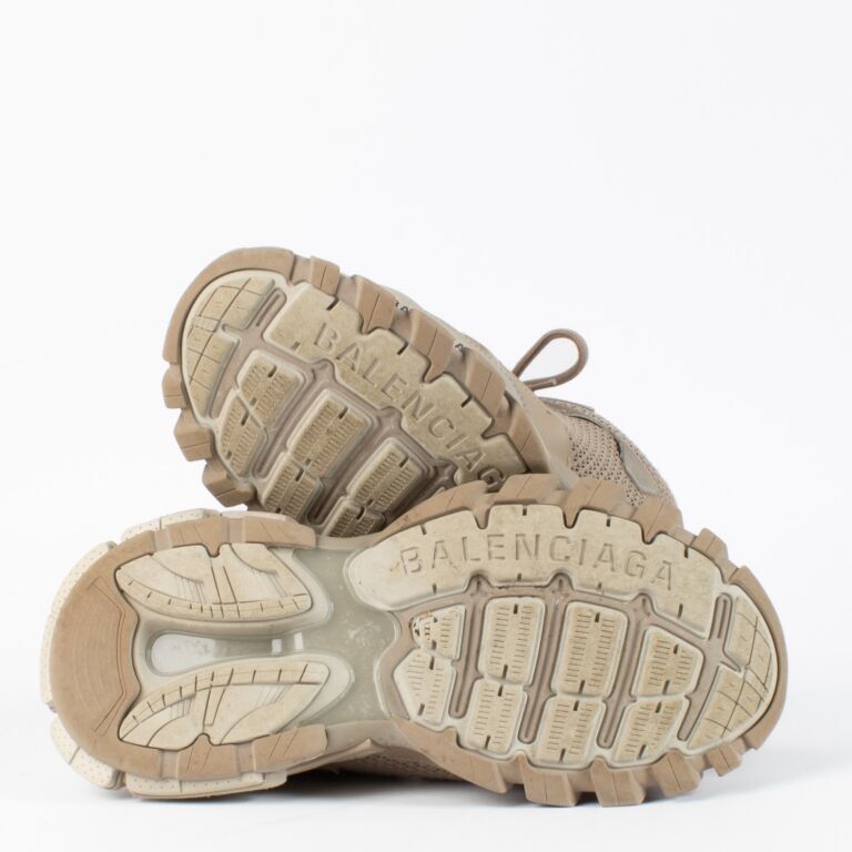 Balenciaga Beige Track 3 Sneakers - Size 41 ○ Labellov ○ Buy and