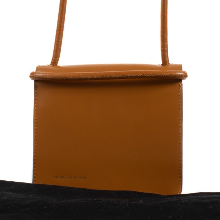 Dries Van Noten Camel Mini Crossbody ○ Labellov ○ Buy and Sell