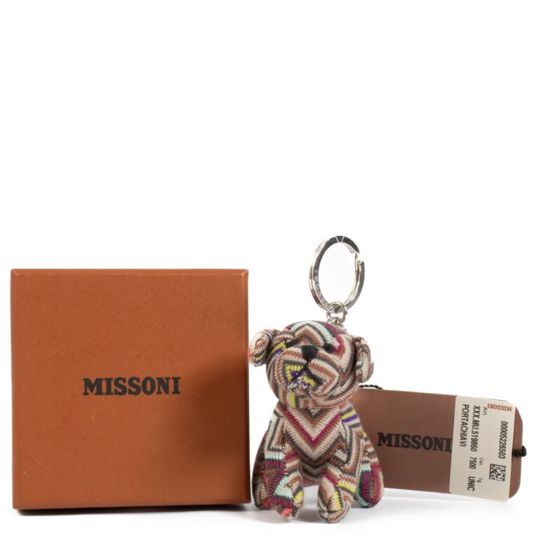 ミッソーニ　キーホルダー Missoni Zigzag Dog Keychain Bag Charm ○ Labellov ○ Buy and