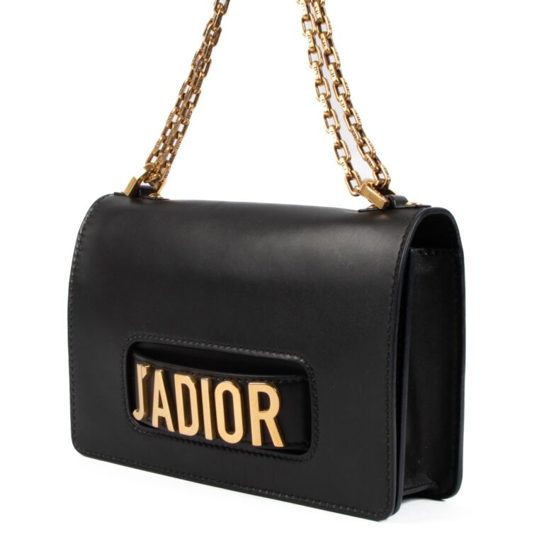 Dior｜ (483J696D0847 580) Christian Dior Black J'Adior Shoulder Bag ○ Labellov ○ Buy