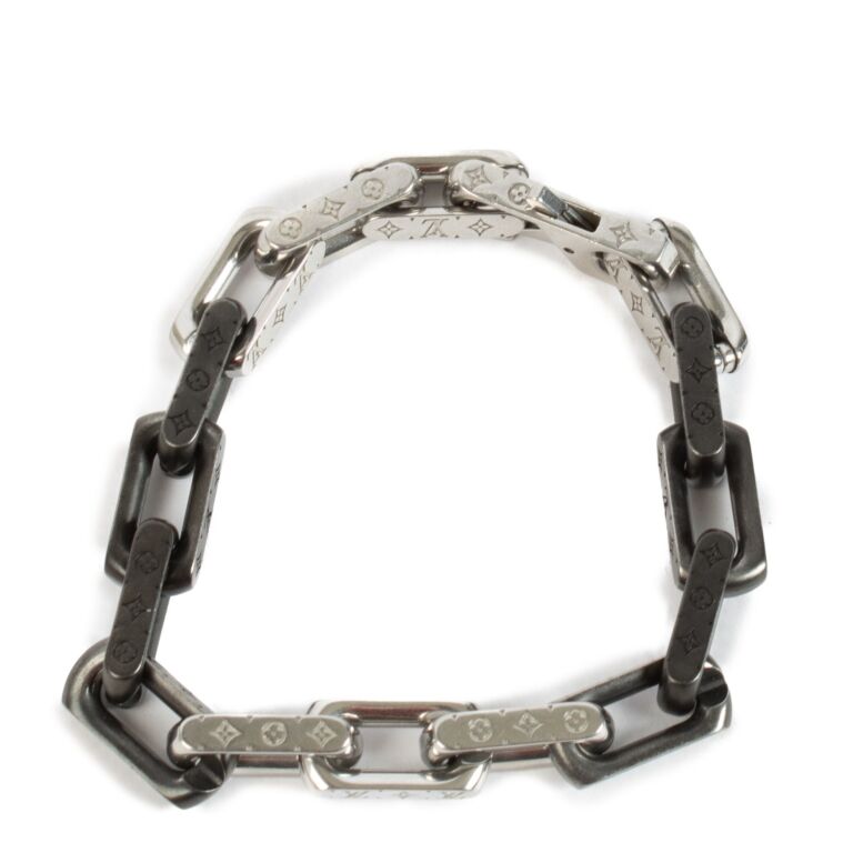 Louis Vuitton Monogram Chain Bracelet - Size L ○ Labellov