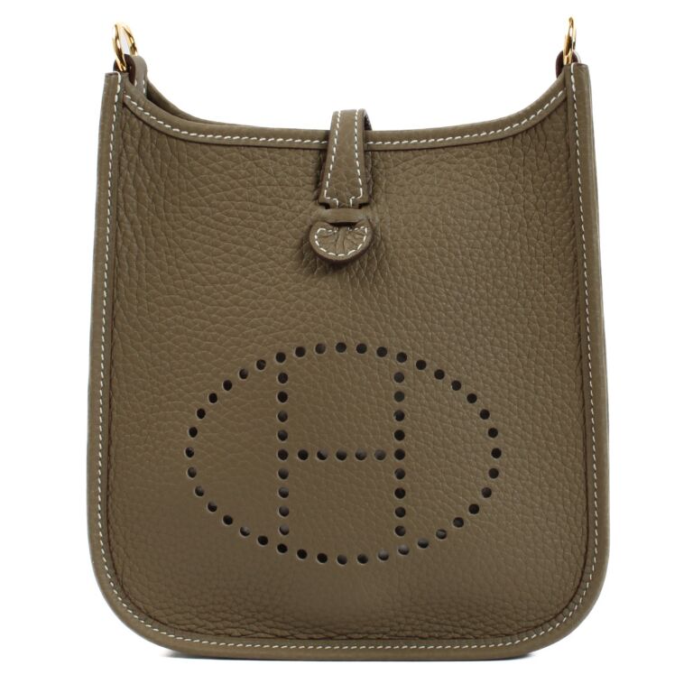Hermès Evelyne 16 Etoupe Clemence Sangle Cavale GHW