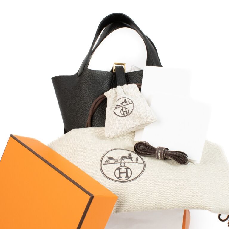 Hermès Picotin Lock 18 Black Clemence GHW ○ Labellov ○ Buy