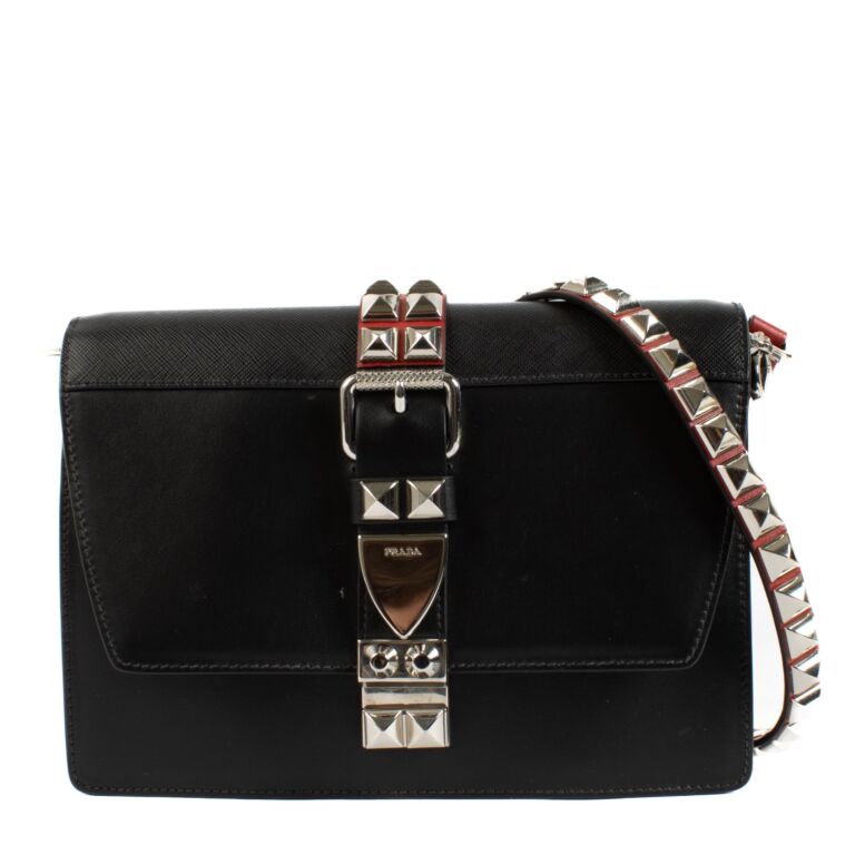 Prada Black City Calf Electra Bag ○ Labellov ○ Buy and
