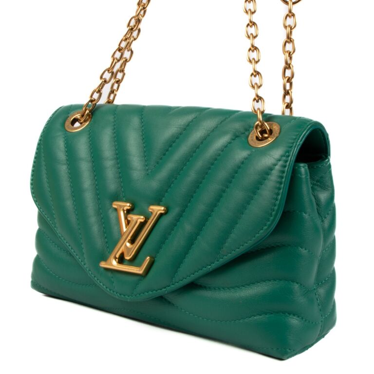 Louis Vuitton Emerald Green New Wave Chain MM Bag