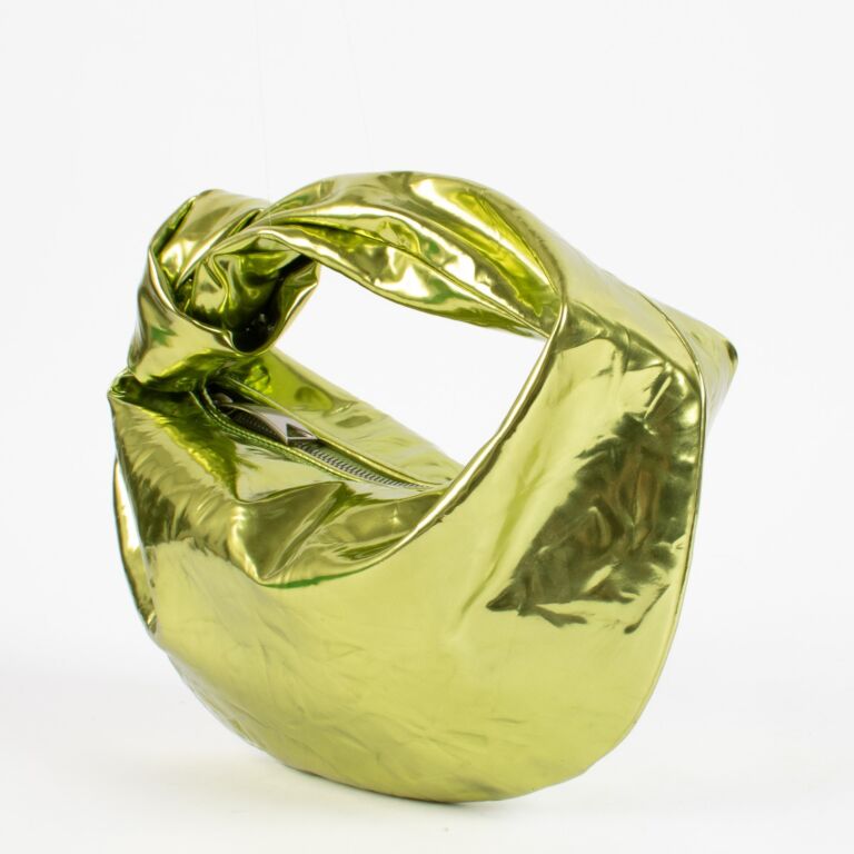 Bottega Venete Chlorophyll Metallic Crush Calfskin Jodie