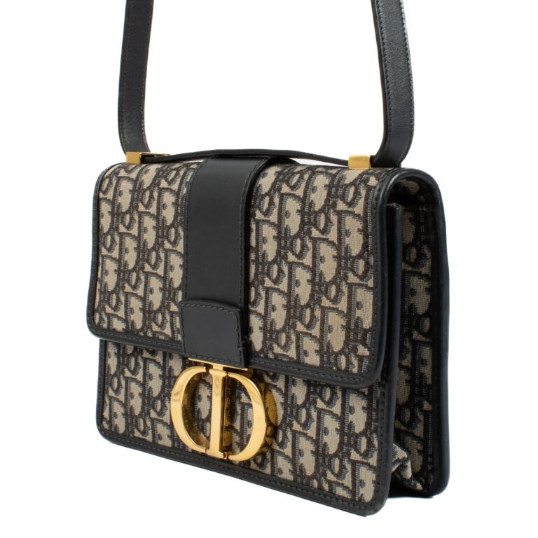 Dior Blue Oblique 30 Montaigne Bag ○ Labellov ○ Buy and
