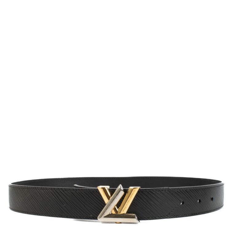 LOUIS VUITTON エピブラックベルト Louis Vuitton エピ ブラック ベルト ゴールド - メルカリ