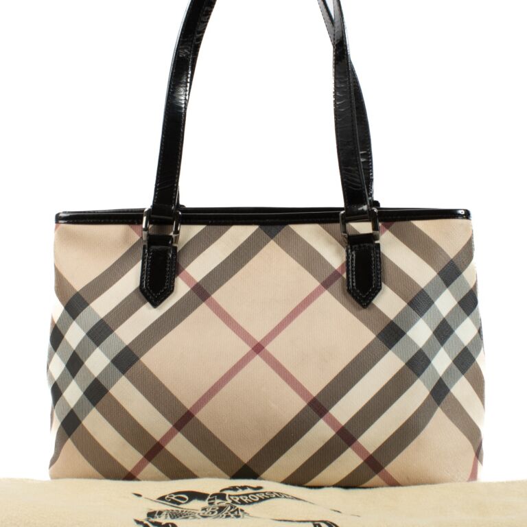 Burberry Nova Check Tote Bag ○ Labellov ○ Buy and Sell Authentic