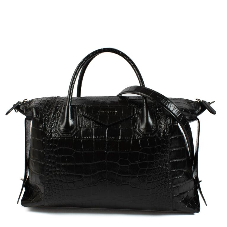 Givenchy Green Wrinkled Sheepskin Leather Mini Pandora Bag