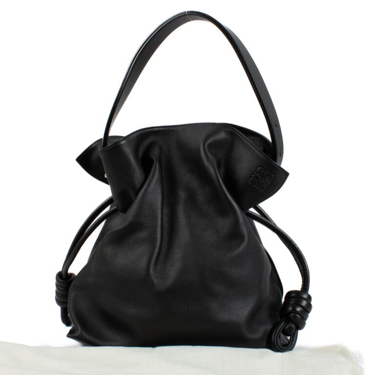 Loewe Black Large Flamenco Clutch ○ Labellov ○ Buy and