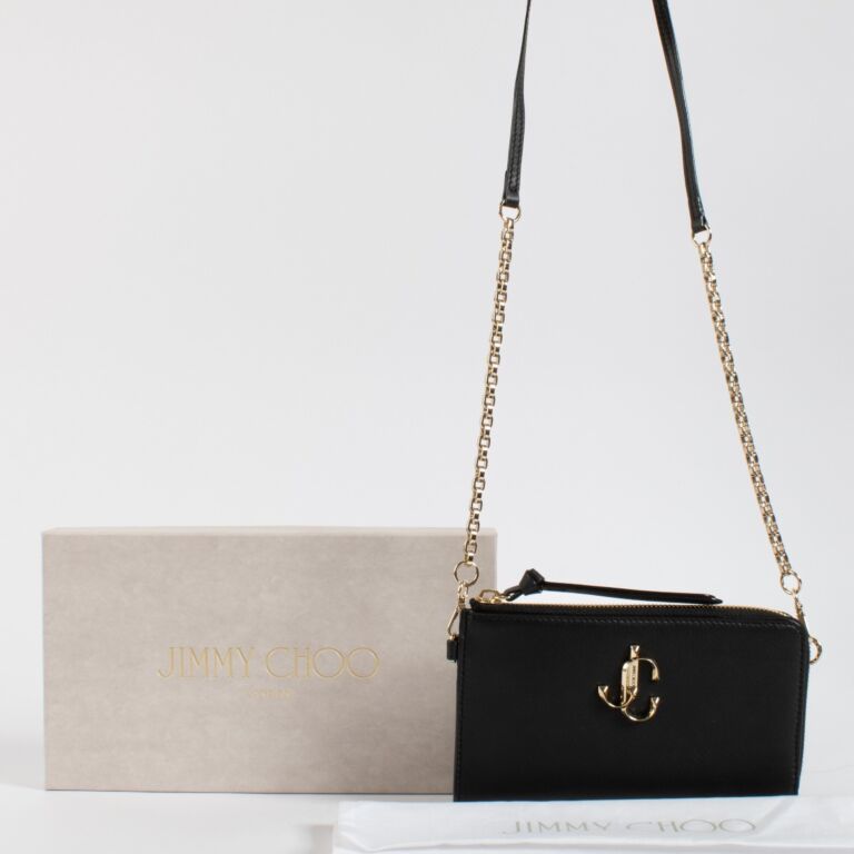 Jimmy Choo Jolly Wallet On Chain ○ Labellov ○ Buy and Sell