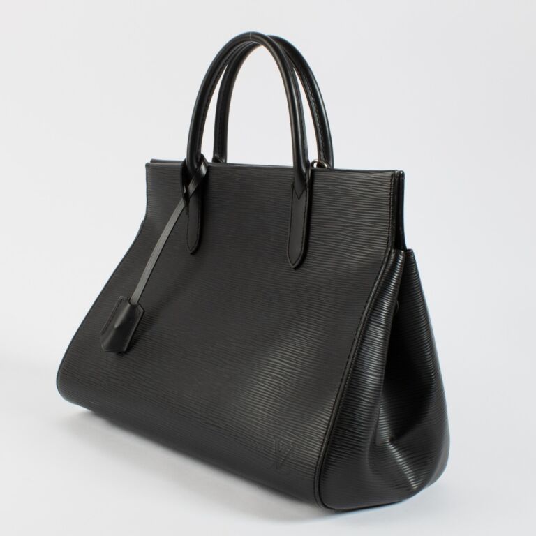 大割引 Vuitton Louis Black and Buy ○ Labellov ○ Bag MM Marly Epi トートバッグ