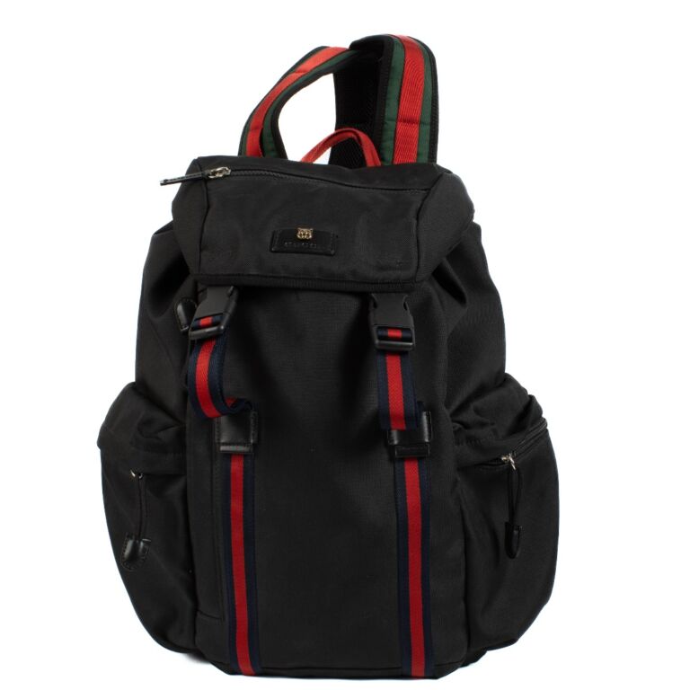 Gucci Black Web Techno Backpack ○ Labellov ○ Buy and Sell Gucci Black Web Techno Backpack ○ Labellov ○ Buy and Sell