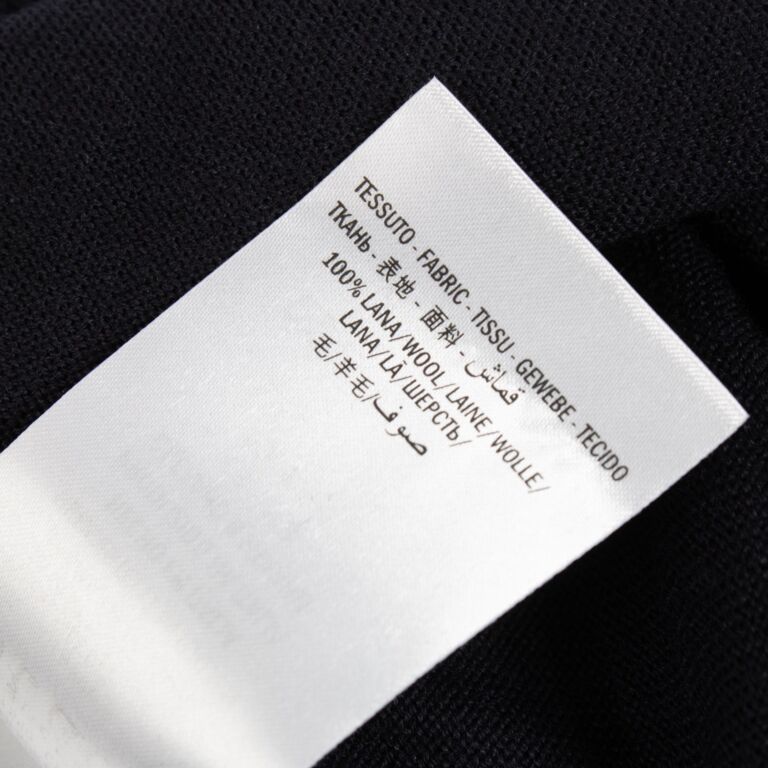 Wool sweater with GG intarsia in navy and blue ombré | GUCCI® US
