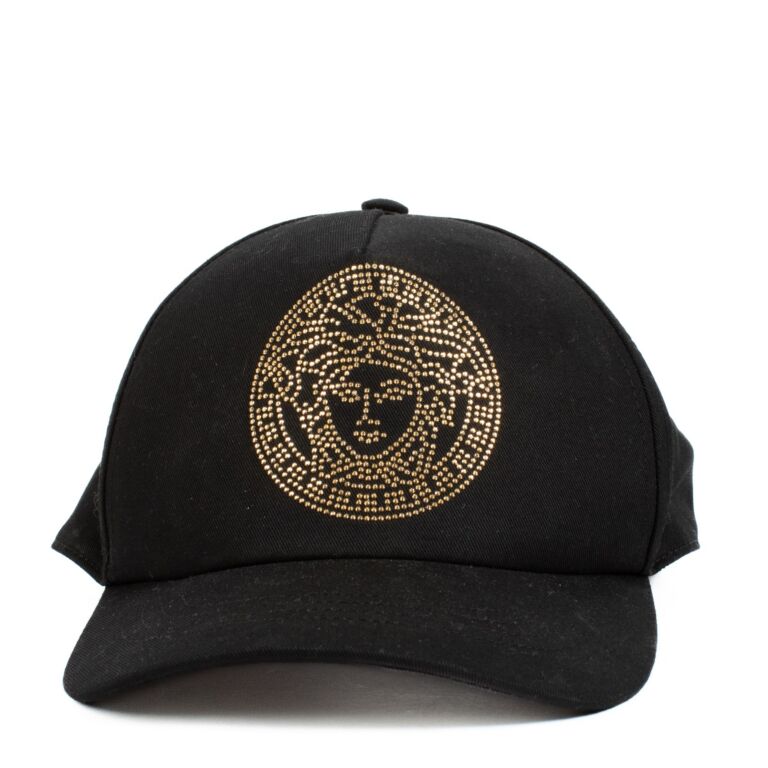 【2024年製 新品】 Versace Black Buy ○ Labellov ○ 60 Size - Cap Stud Medusa 帽子