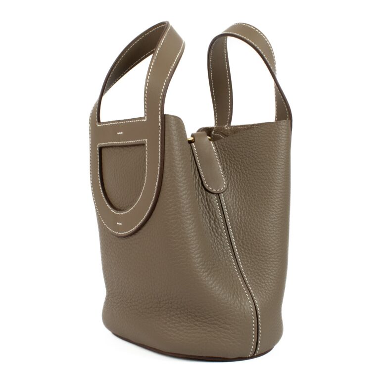 Hermès In-The-Loop 18 Etoupe Clemence/Swift GHW ○ Labellov Hermès In-The-Loop 18 Etoupe Clemence/Swift GHW ○ Labellov