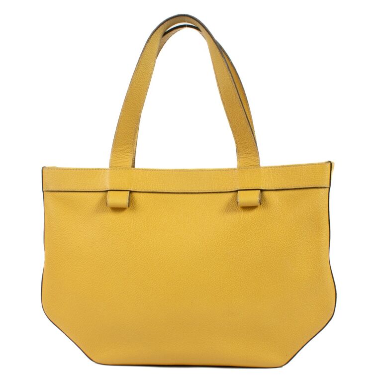 【メーカー直売】 ○ Bag Handle Top Vintage Yellow Delvaux Labellov and Buy ○ バッグ