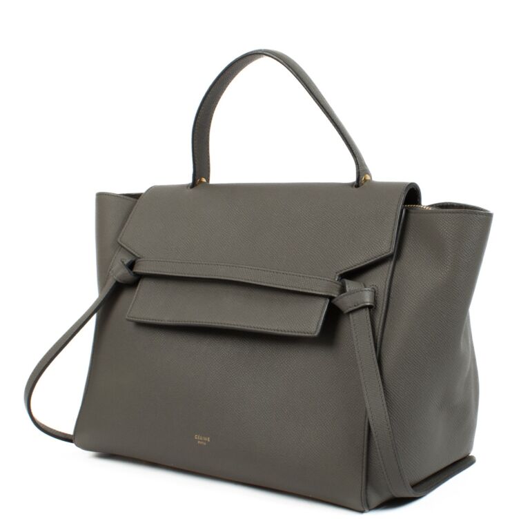 Celine Grey Leather Mini Belt Bag ○ Labellov ○ Buy and