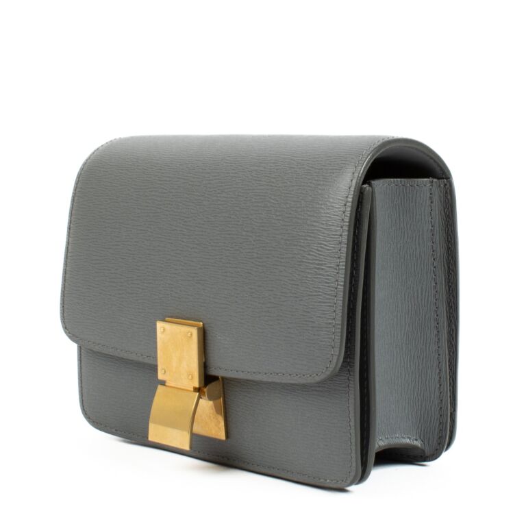 Celine Grey Small Box Classic Bag ○ Labellov ○ Buy and