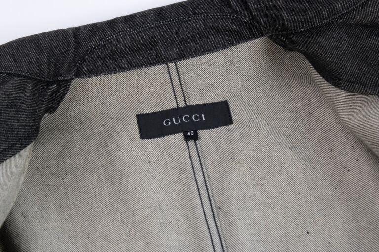 Gucci by Tom Ford Web Denim Jacket - size 40 ○ Labellov ○ Buy
