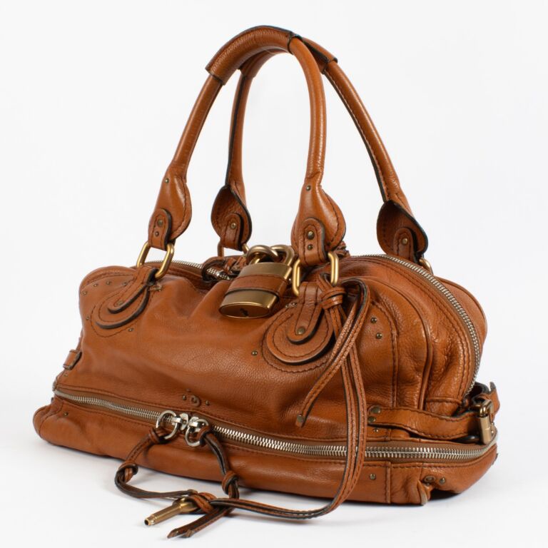 Chloé Camel Zippy Paddington Large Bag ○ Labellov ○ Buy and Sell