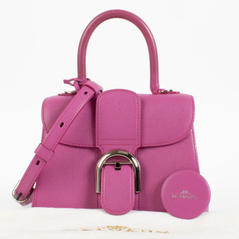 Delvaux Heliotrope Rode Calf Brillant Mini Bag ○ Labellov
