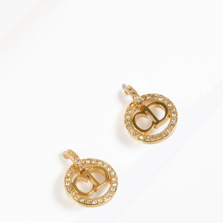 Christian Dior CD Earrings ○ Labellov ○ Buy and Sell Authentic