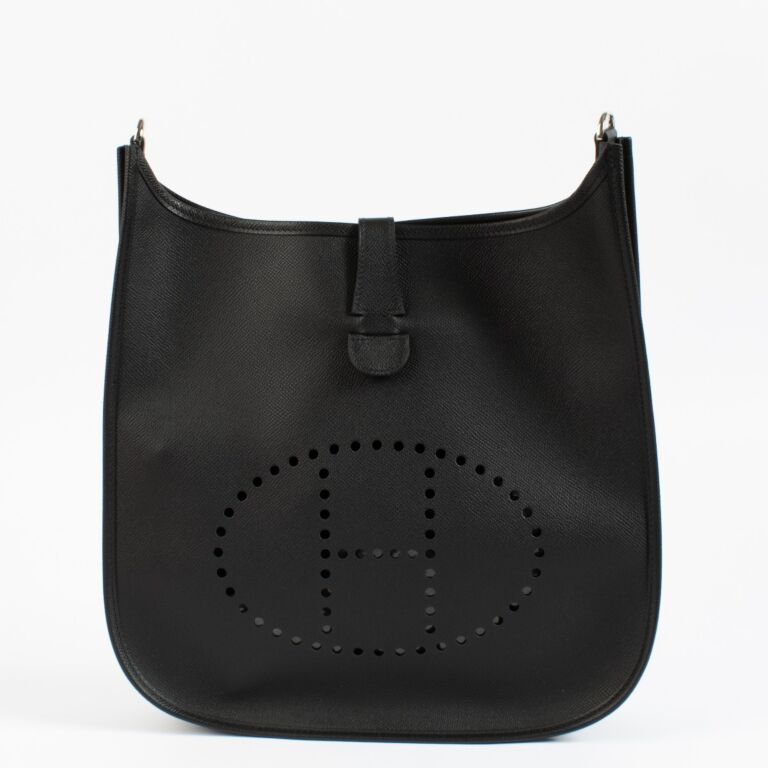 Hermès Evelyne III 33 Black Epsom PHW ○ Labellov ○ Buy and