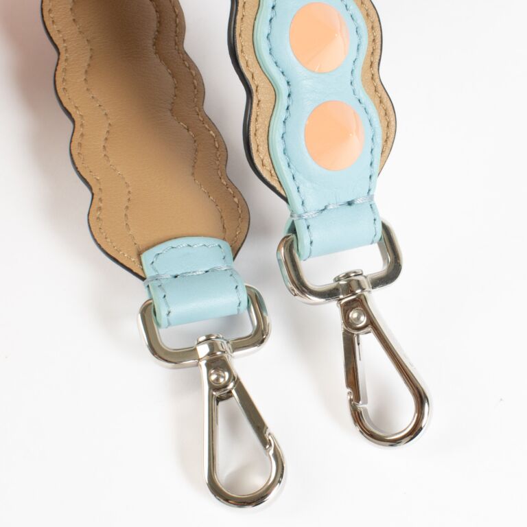 Fendi Multicolor Strap You Studded Short Bag Strap ○ Labellov