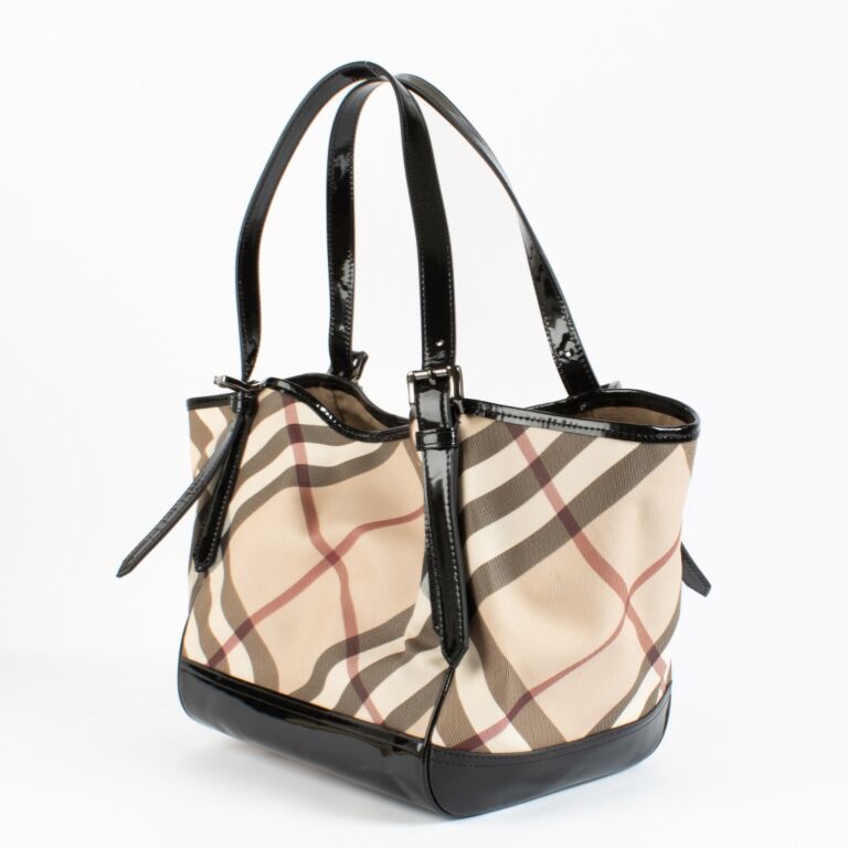 Burberry Nova Check Small Tote Bag ○ Labellov ○ Buy and Sell