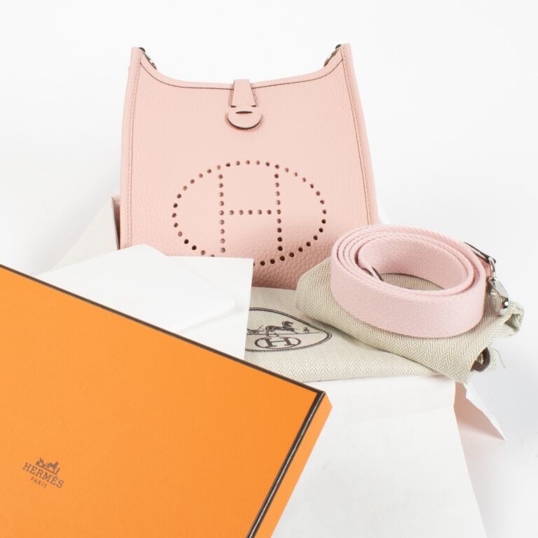 Hermès Evelyne 16 Rose Sakura Clemence PHW ○ Labellov ○ Buy and