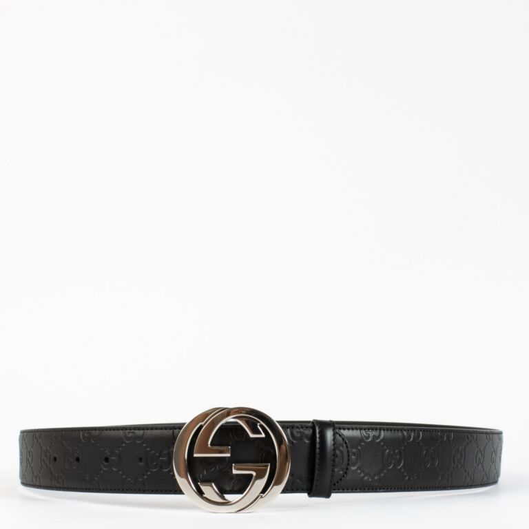 Gucci Black Logo Belt - size 115 ○ Labellov ○ Buy and Sell