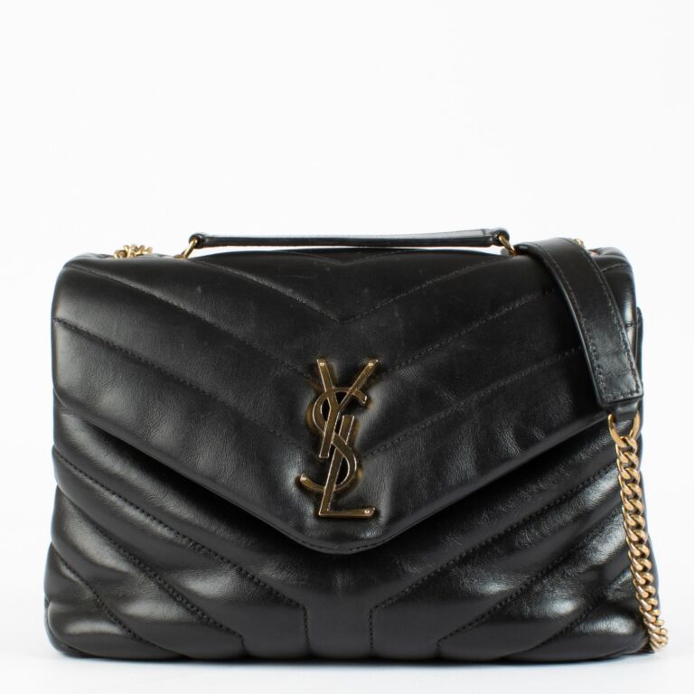 Saint Laurent Black Loulou Small Bag ○ Labellov ○ Buy and Sell - Main Image