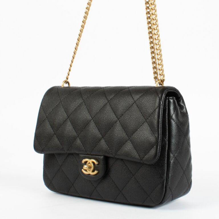 Chanel 23P Black Caviar Sweetheart Crush Medium Flap Bag