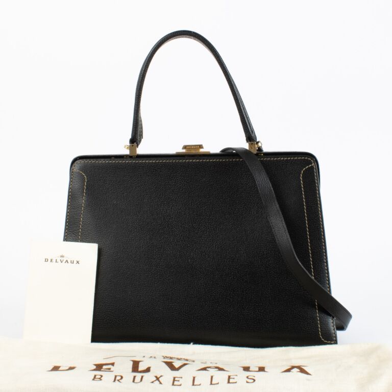Delvaux Black Jumping Classico Bag ○ Labellov ○ Buy and Sell