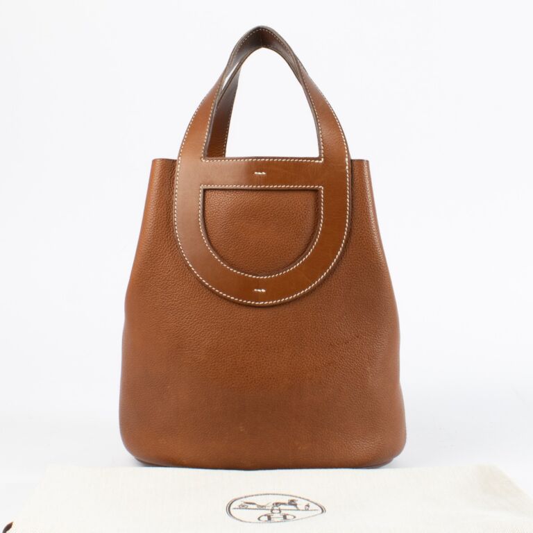 Hermès In-The-Loop 23 Fauve Barenia Faubourg GHW ○ Labellov