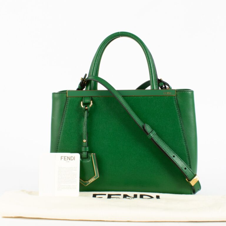 Fendi Green 2Jours Petite Bag ○ Labellov ○ Buy and Sell
