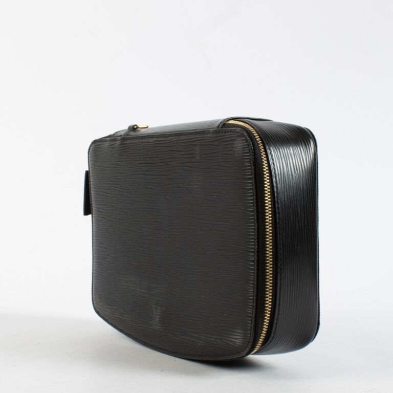Louis Vuitton Black Epi Jewelry Case ○ Labellov ○ Buy and Sell