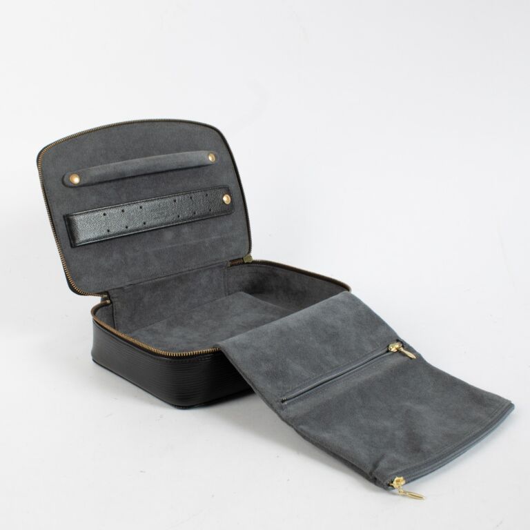 Louis Vuitton Black Epi Jewelry Case ○ Labellov ○ Buy and Sell