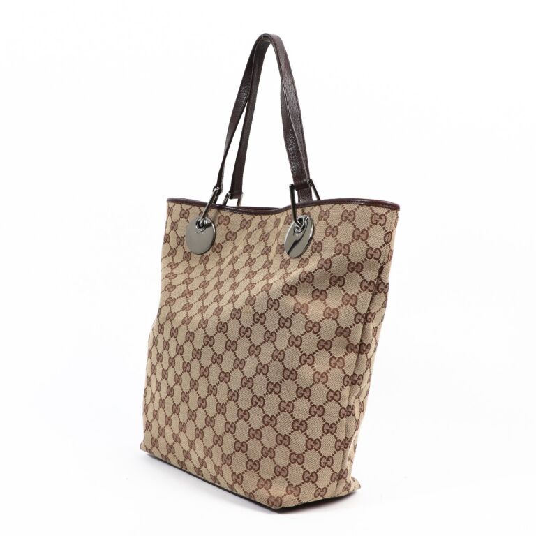 Gucci GG Canvas Eclipse Tote bag Labellov Buy and Sell
