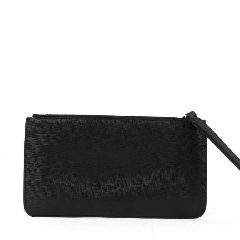 Fendi Black Karl Lagerfeld Studded Clutch ○ Labellov ○ Buy