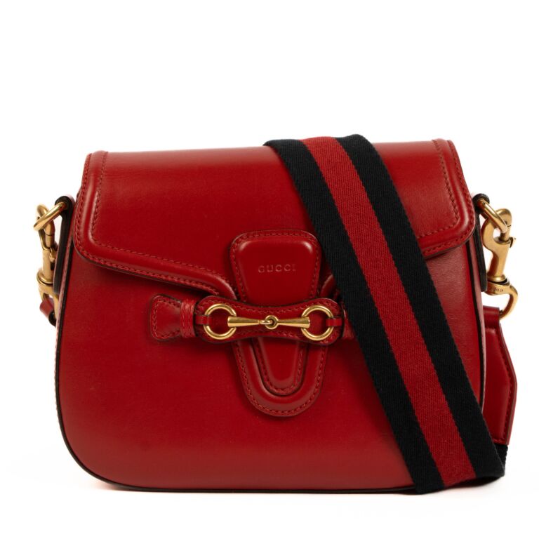 GUCCI | GG Marmont Chevron Leather with Red Trim Shoulder Bag in Black |  COCOON