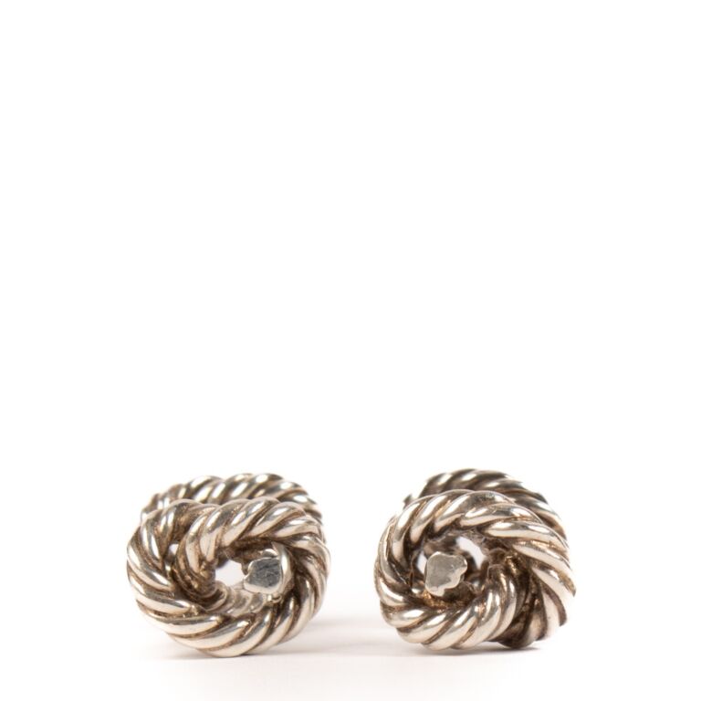HERMES カフリンクス シルバー/ウッド(箱付き) Hermes Sterling Silver Clou Horsebit Cufflinks – I MISS YOU