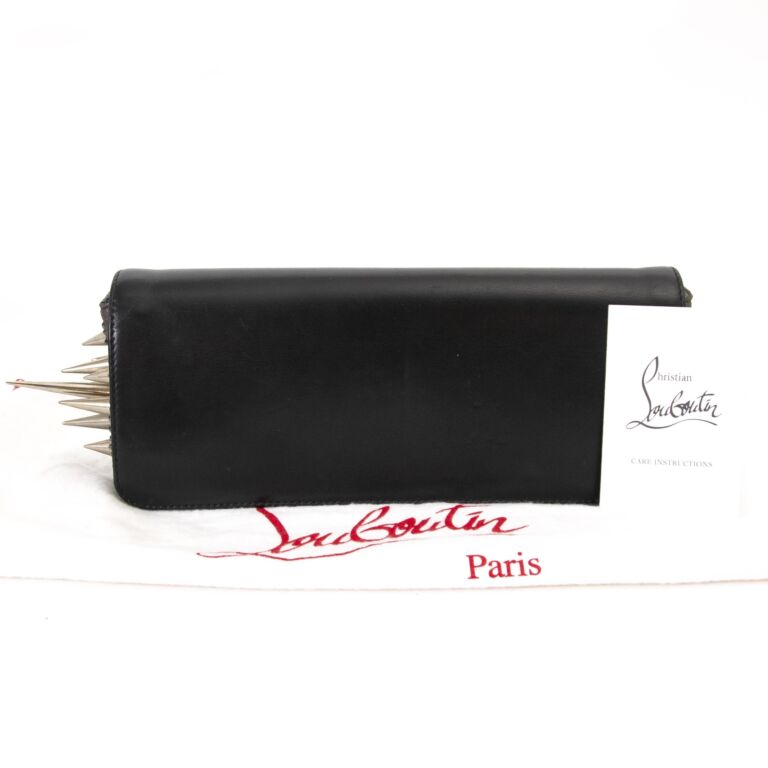 Christian Louboutin Spiked Marquise Clutch Bag Labellov Buy